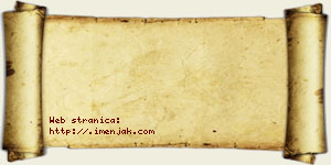 David Velimirović vizit kartica